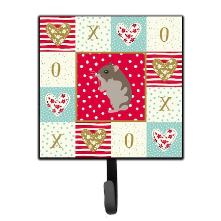 Jensendistributionservices 4.25 x 1 x 7 in. Dwarf Hamster Love Leash or Key Holder MI1716879